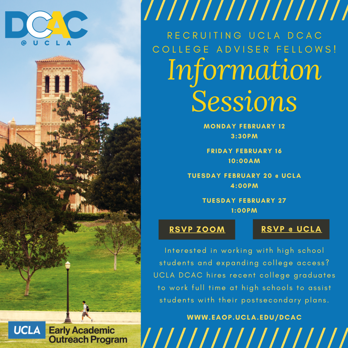 DCAC Info Session Dates